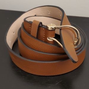 H&M belt, brown with gold buckle, medium